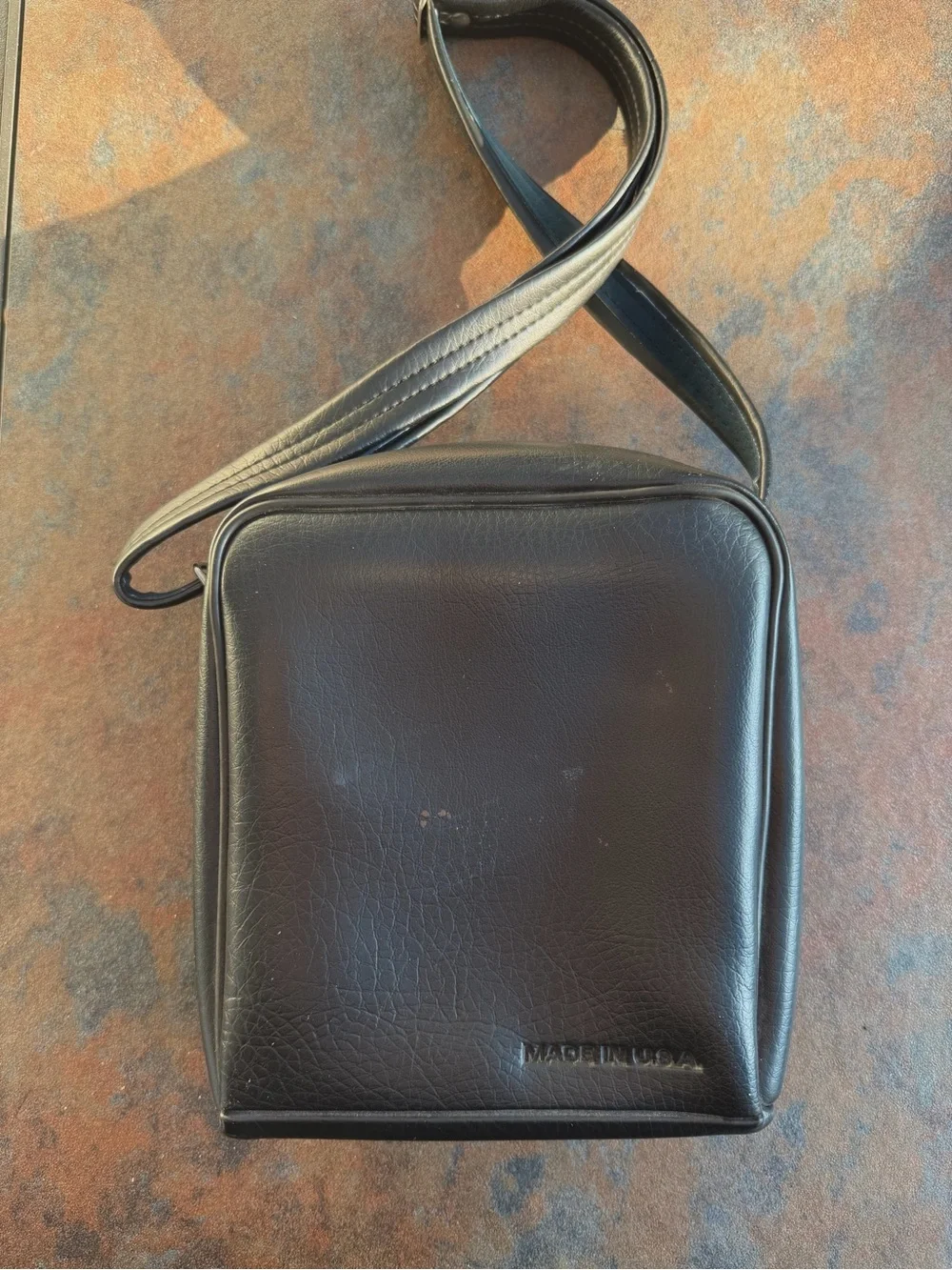 Vintage Late 70s Kodak Leather Camera Bag